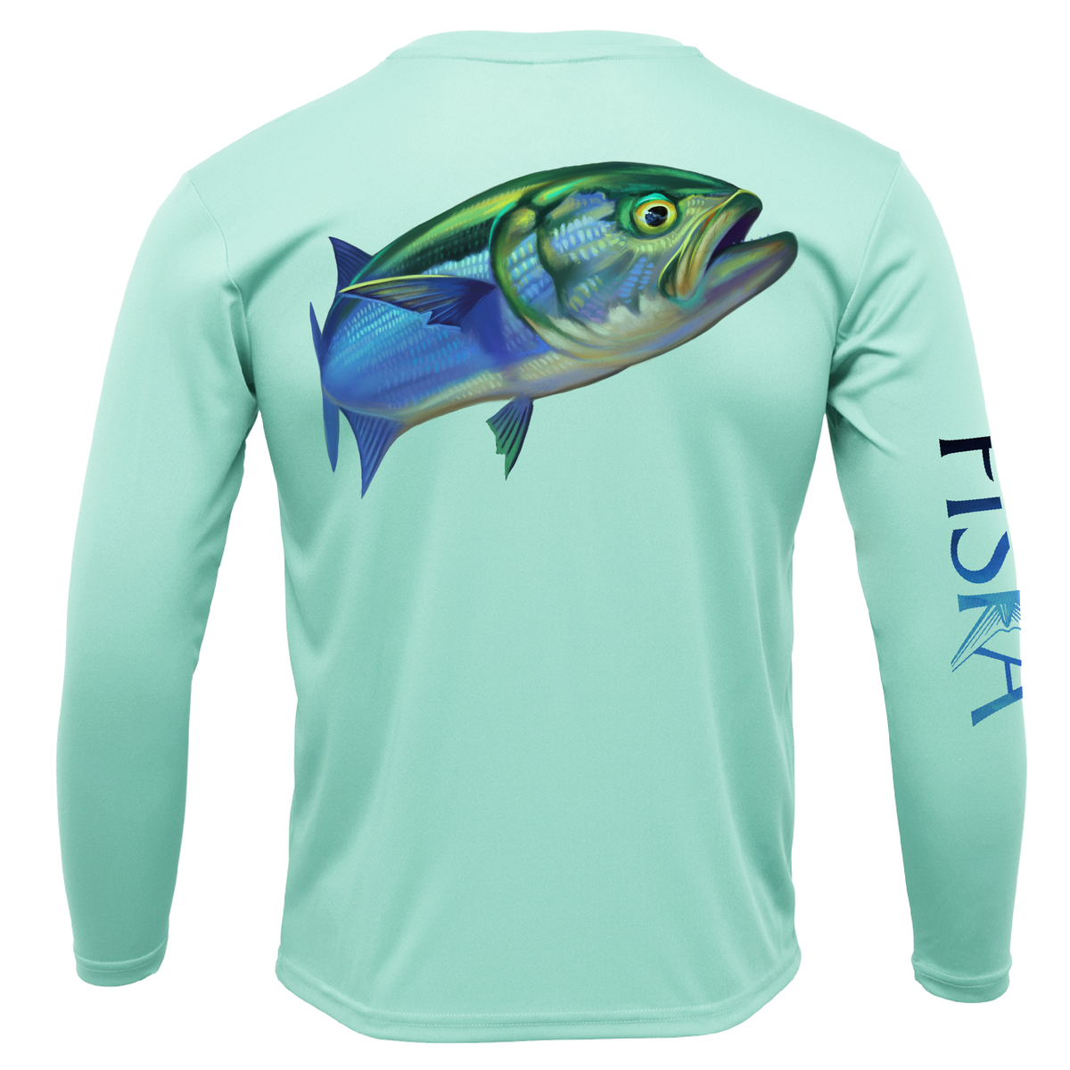 Youth Bluefish Long-Sleeve Dry-Fit Shirt – FiskaWear