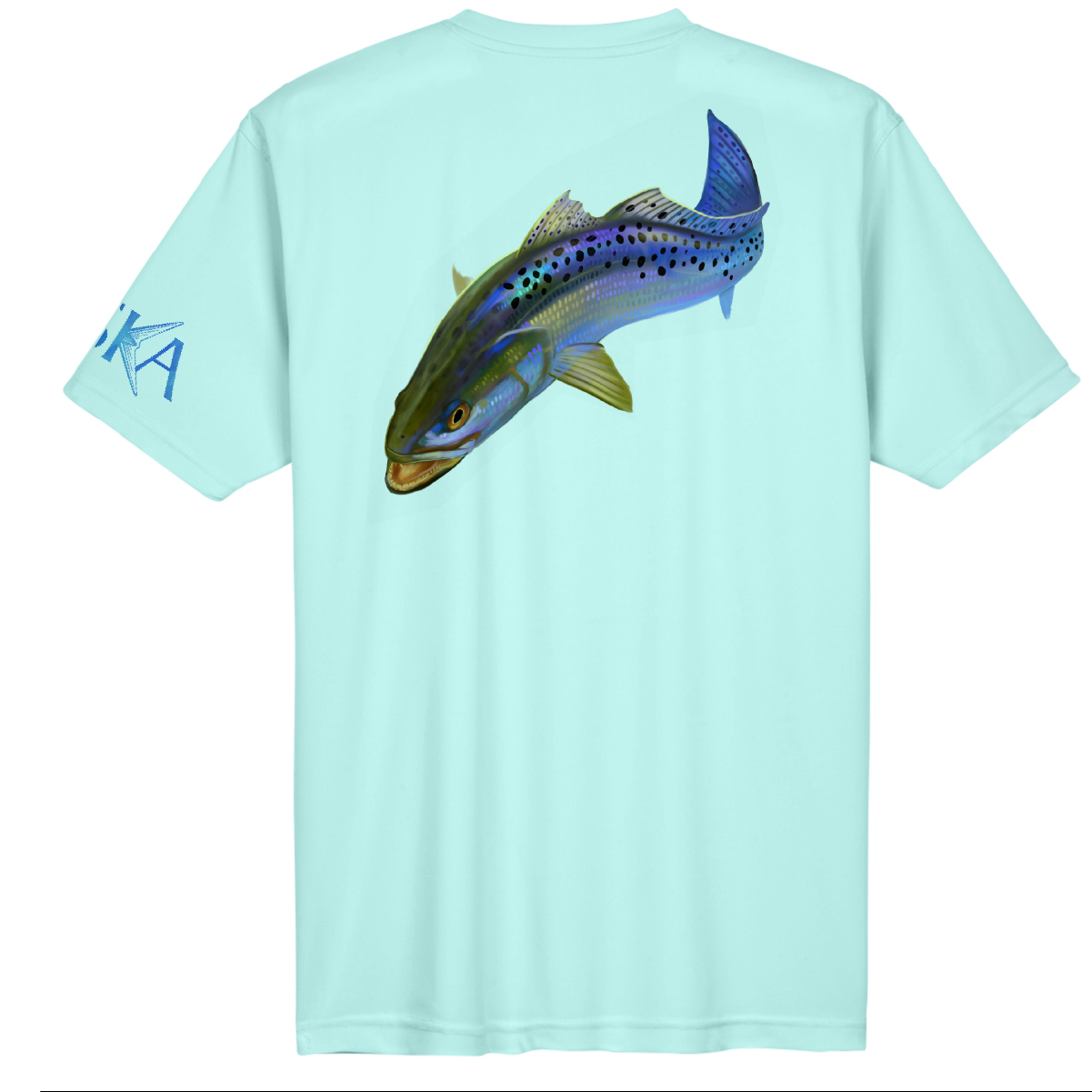 Trout Short-Sleeve Dry-Fit Shirt