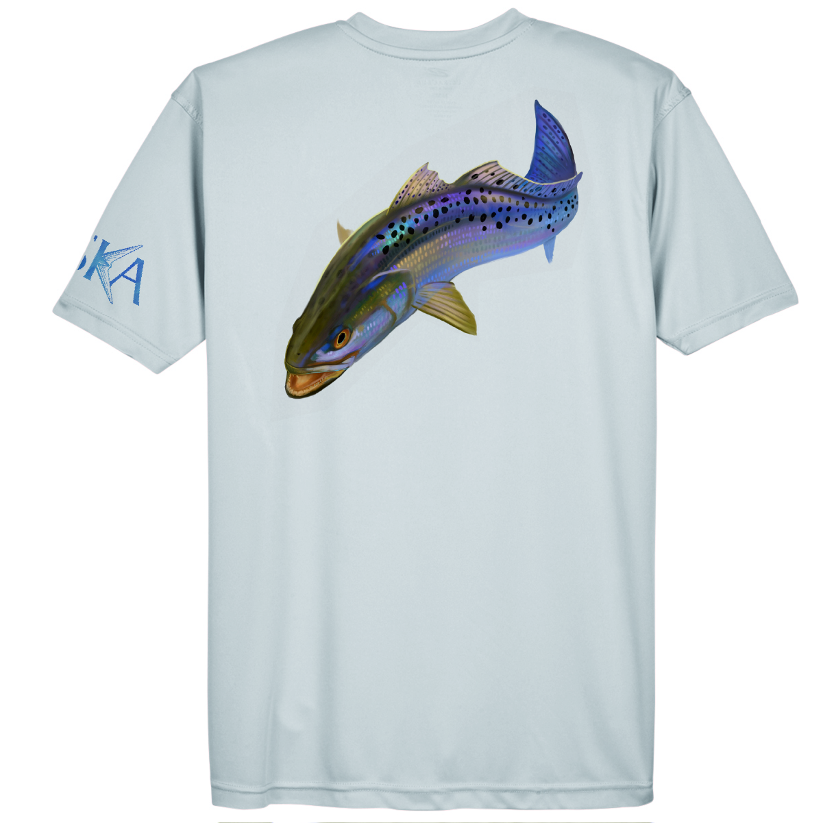 Trout Short-Sleeve Dry-Fit Shirt