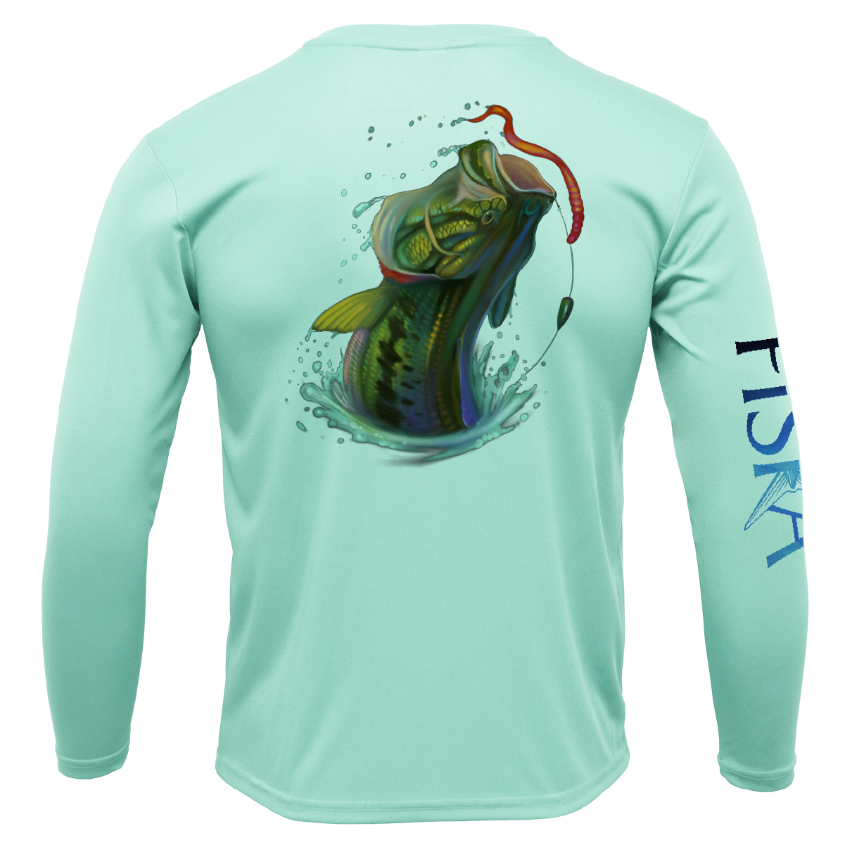 Youth Bass Long Sleeve Dry Fit Shirt FiskaWear