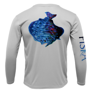 Flounder Long-Sleeve Dry-Fit Shirt