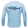 Youth Mackerel Long-Sleeve Dry-Fit Shirt
