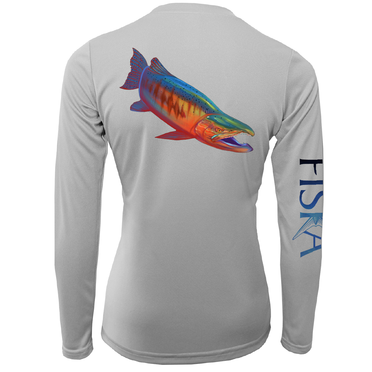 Salmon Long-Sleeve Dry-Fit Shirt