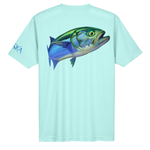 Bluefish Short-Sleeve Dry-Fit Shirt