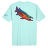 Salmon Short-Sleeve Dry-Fit Shirt
